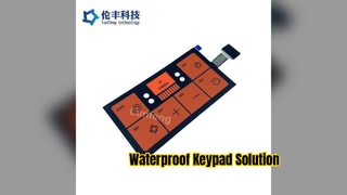 Solution industrielle personnalisée de clavier à membrane étanche