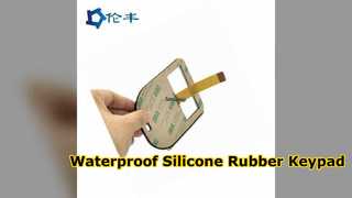 Solutions personnalisées pour clavier en caoutchouc de silicone résistant à l'eau