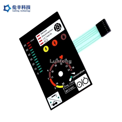 Un bon prix. 3M Adhésif personnalisable LED rétroéclairé clavier membrane pour les différentes exigences du client en ligne