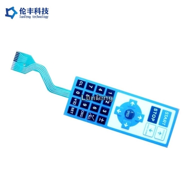 Clavier numérique imperméable de membrane de clavier numérique tactile d'ANIMAL FAMILIER avec le connecteur de ZIF