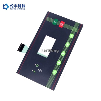 Adhésif imperméable du clavier numérique 3M468 de membrane de LED de fenêtre transparente d'affichage à cristaux liquides
