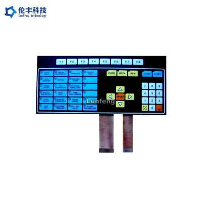Un bon prix. Clavier plat de membrane de taille faite sur commande, clavier fait sur commande non tactile de membrane en ligne