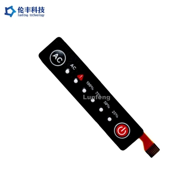 Un bon prix. Contact à membrane du polyester LED, clavier à membrane fait sur commande de circuit flexible en ligne