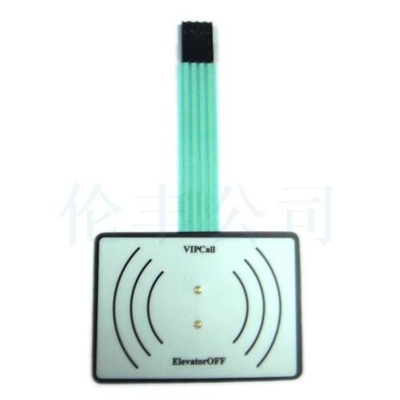 Interface de membrane plate adaptée aux besoins du client avec la sérigraphie de -30℃ à +80℃