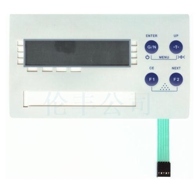 Façade de superposition de clavier à membrane congelée pour les applications hautes performances