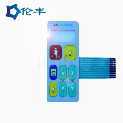 Un bon prix. 2.54mm bouton de membrane tactile lumineux pour les besoins personnalisés en ligne
