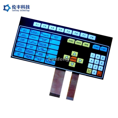 Commutateur à membrane plate personnalisé durable avec gravure laser 1 million de cycles