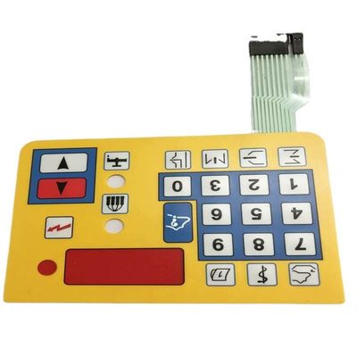 Un bon prix. Clavier LED adhésif ou à vis offrant une imprimante à écran de soie une visibilité et une durabilité améliorées pour les systèmes de contrôle en ligne