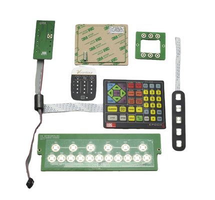 Un bon prix. Clavier à membrane étanche avec support adhésif 3M, boutons à gaufrage tactile et interface personnalisable pour applications industrielles en ligne