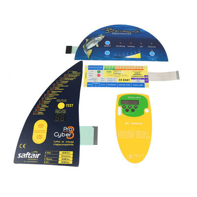 Un bon prix. Appareils électroménagers Commutateur à membrane en PET incorporant courant LED 20mA Solution durable pour les panneaux de contrôle médicaux industriels en ligne