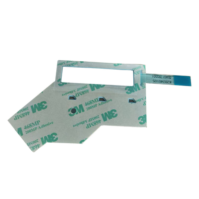 Panneau d'affichage LCD industriel personnalisé Commutateur à membrane Superposition graphique Pantone/RAL Couleur avec surface de look brillante