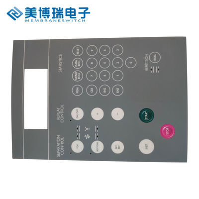 Un bon prix. Interrupteur à membrane avec façade brillante, composant d'interface utilisateur, adapté à diverses applications en ligne