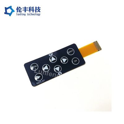 Un bon prix. Interrupteur à membrane FPC à dôme métallique avec connecteur ZIF et revêtement en silicone offrant des performances électriques et une durabilité en ligne