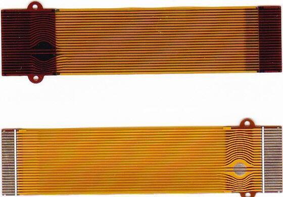 Un bon prix. 0.05mm Minimum Trace Width FPC Flexible Circuit Board with Yellow PI Film Solder Mask and Gold Plating Surface Finishing en ligne