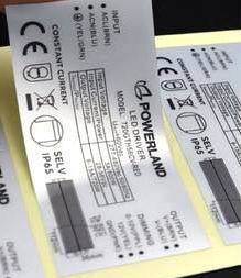 Un bon prix. Silver Sticker Label with Permanent Acrylic Adhesive and Temperature Resistance up to 80°C for Product Packaging en ligne