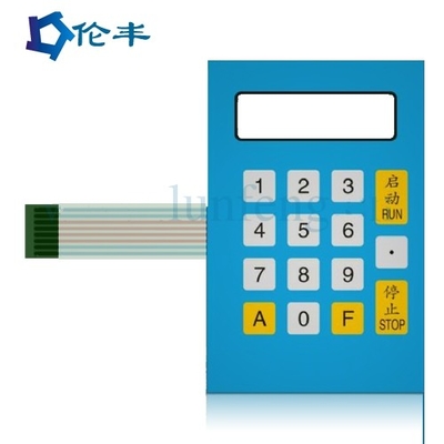 Un bon prix. Le clavier numérique de contact à membrane de rectangle de couleur de RAL a recouvert 3M plat Adhesive en ligne