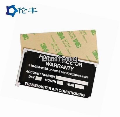 Un bon prix. plaque d'identification auto-adhésive de l'acier inoxydable 3M467 en ligne