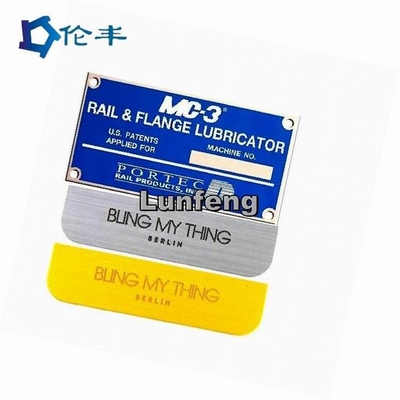 Un bon prix. La plaque signalétique 3M Adhesive Aluminum Laser d'acier inoxydable de Pantone a coupé des plaques d'identification en métal en ligne