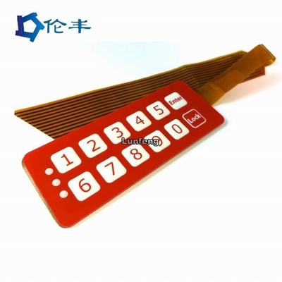 Un bon prix. Commutateur flexible de dôme de clavier numérique de Pantone de circuit de connecteur de clavier numérique de membrane de FPC en ligne
