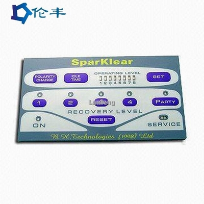 Un bon prix. Recouvrement graphique découpé avec des matrices de label de Lexan de PC de clavier de Front Control Button Membrane Switch en ligne
