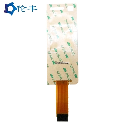 Un bon prix. Commutateur de membrane de circuit imprimé flexible sur mesure 105*25mm avec adhésif arrière 3M467MP en ligne